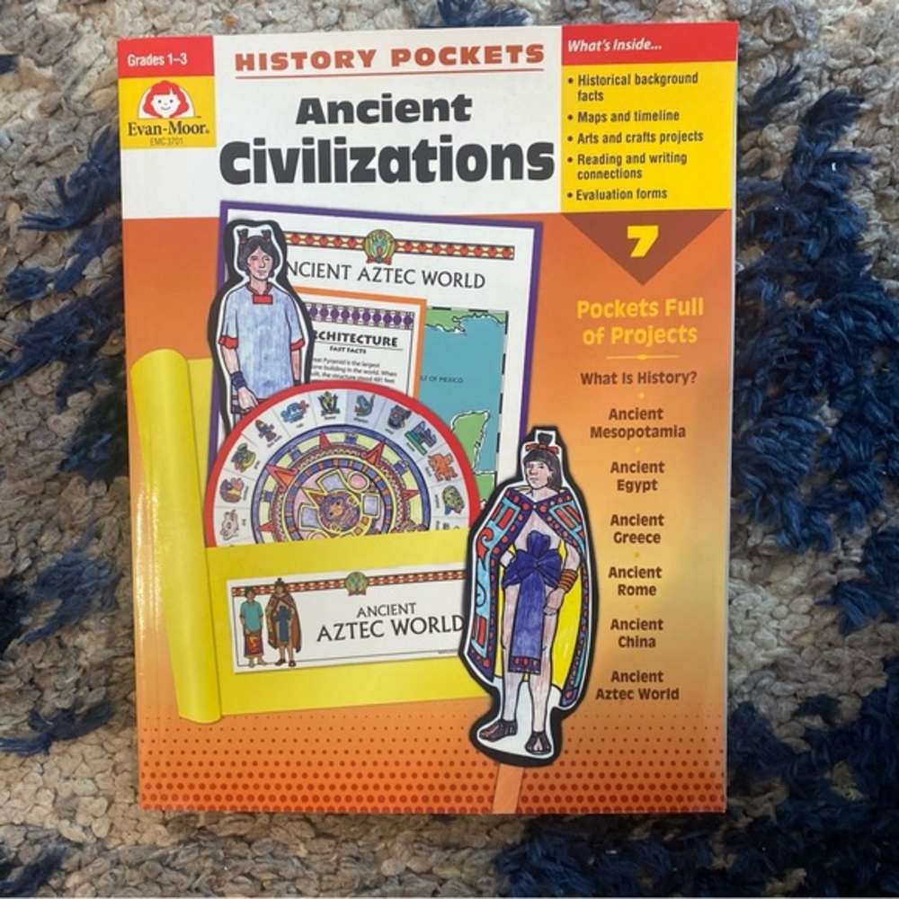 New History pockets ancient civilizations grade 1-3 homeschool
